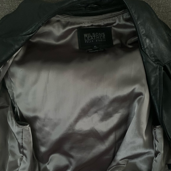 VINTAGE WILSON’S LEATHER PELLE STUDIO THINSULATE MEN’S TRENCH. XL. EUC - Picture 13 of 16